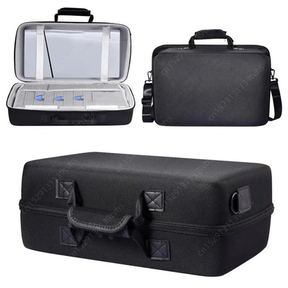 EVA Hard Carrying Case Handbag for PS5 Slim – Shoulder Strap Storage Bag for Disc & Digital Edition Console