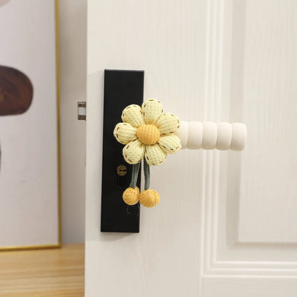Reusable Floral Refrigerator Handle Covers – Soft, Non-Slip, Dustproof Door Knob Protectors