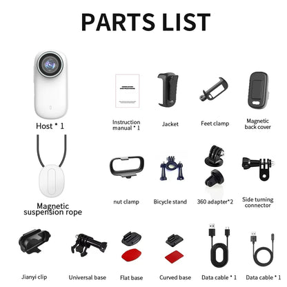 4K WiFi Mini Action Camera — Portable Thumb-Size Sport Cam for Outdoor, Helmet, Motorcycle, Cycling & Vlogging