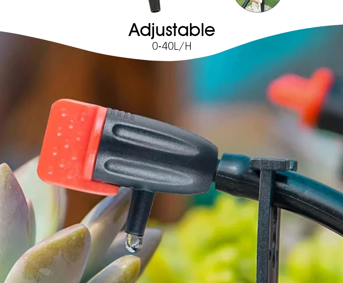 Tuya WiFi Solar Smart Drip Irrigation System — Remote Control Watering Kit for Garden & Balcony Plants