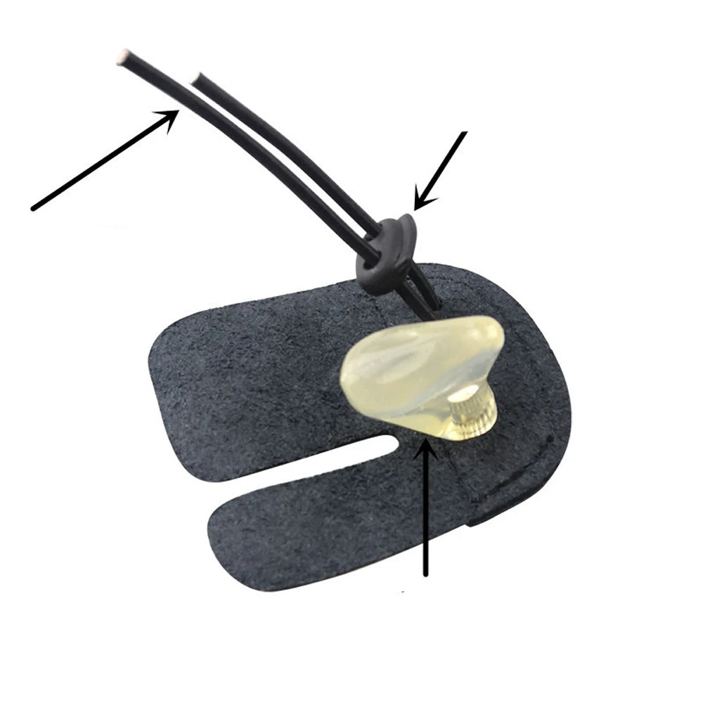 Archery Cowhide Leather Finger Tab – Protective Gear for Recurve Bow