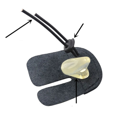 Archery Cowhide Leather Finger Tab – Protective Gear for Recurve Bow