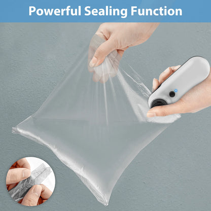 Portable USB Rechargeable Heat Sealer: Mini Bag Sealer for Easily Sealing Snacks Plastic Bags - Convenient Packaging Solution