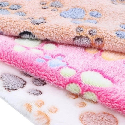 Soft and Fluffy Pet Blanket – High-Quality Cartoon Pattern Mat | Warm and Comfortable for Cats and Dogs