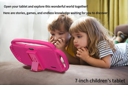 2024 New 5G WiFi Children's Tablet – 4GB RAM, 64GB ROM, Quad-Core, Dual Camera, 4000mAh, Android 13, Portable Mini Tablet