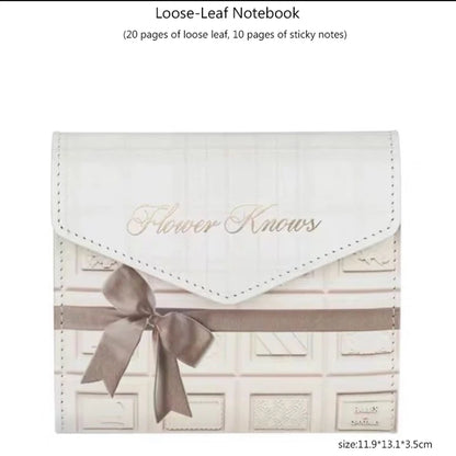 Flower Knows Angel Series Handheld Mirror – White, Black & Pink Compact Mirror