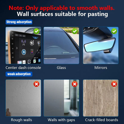 Car Phone Holder Magnetic Mount – 360° Rotating Strong Magnet Vacuum Adsorption for iPhone 12-16 Pro Max