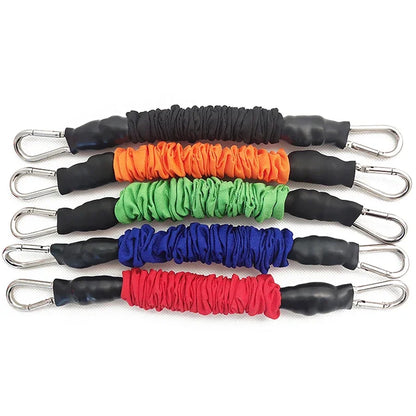 Thickened Latex Resistance Bands — 30/42/65/80cm Pull Rope for Gym, Fitness Training & Taekwondo (Customizable)