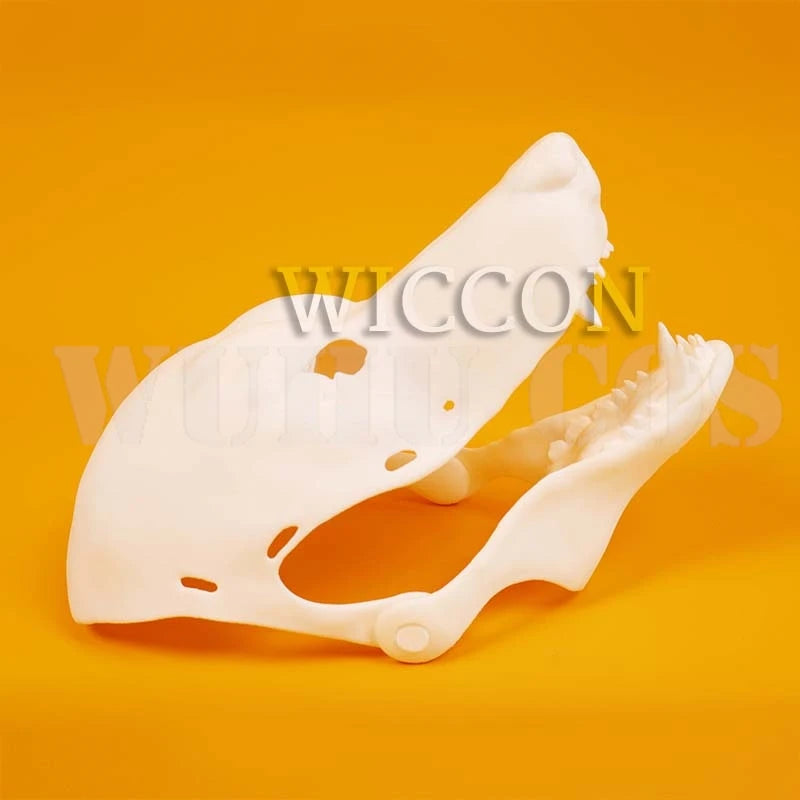 Kigurumi Beast Skull Mask – 3D Printed Wolf Head Fursuit Cosplay, Animal Skull Proboscis Mask for Halloween & Party