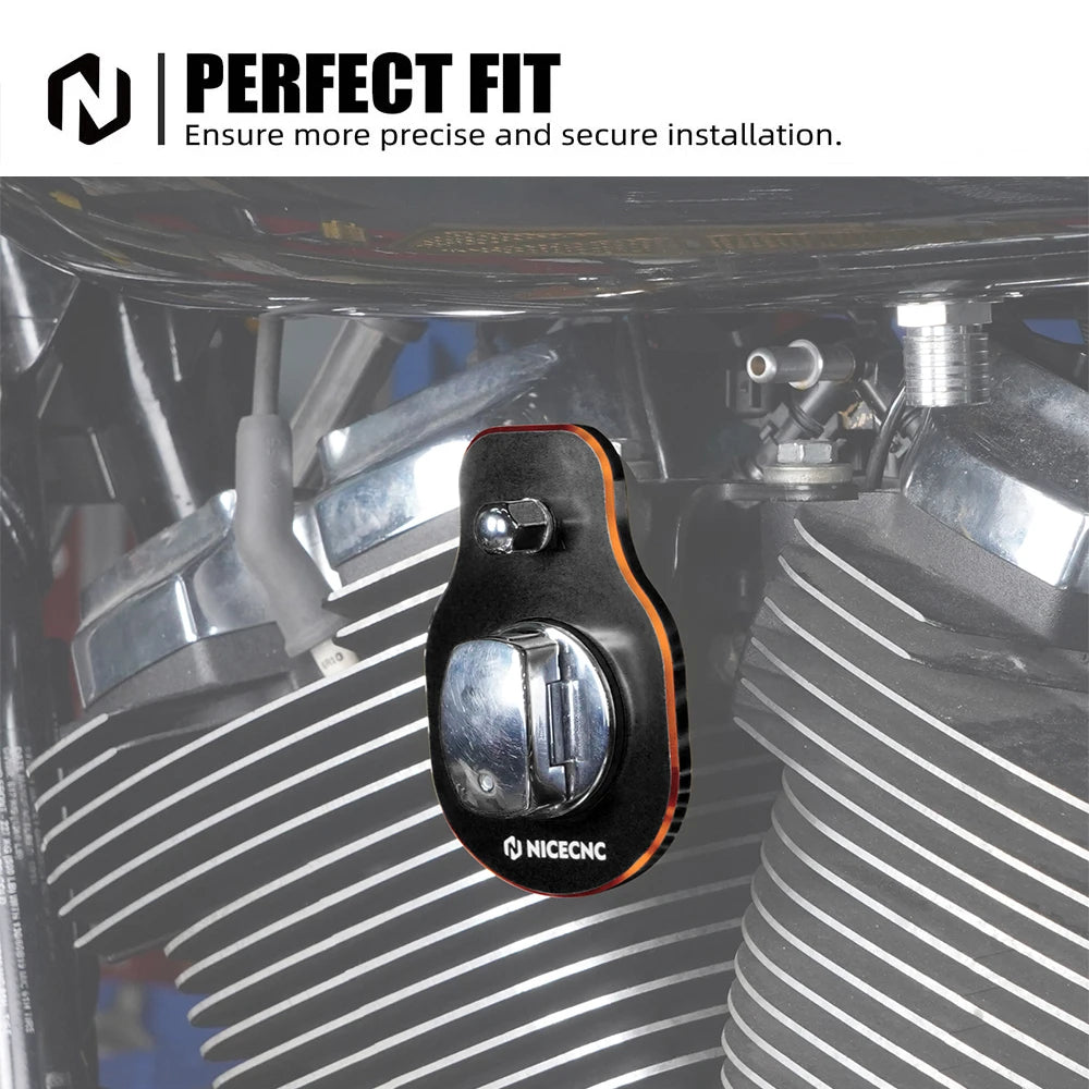 Harley Street Glide Ignition Key Switch Bracket – Compatible with 2006-2023 Road King, FLHR/XS, Electra Glide Ultra, Tri Glide