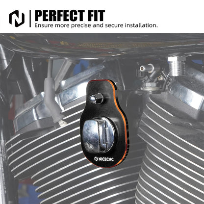 Harley Street Glide Ignition Key Switch Bracket – Compatible with 2006-2023 Road King, FLHR/XS, Electra Glide Ultra, Tri Glide