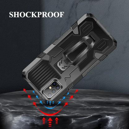 Shockproof Armor Magnetic Case – Compatible with Samsung Galaxy A10/A20/A30/A50/A70/A41/A51/A71/S20/J4/J6/J7/A11/A10S/A21S