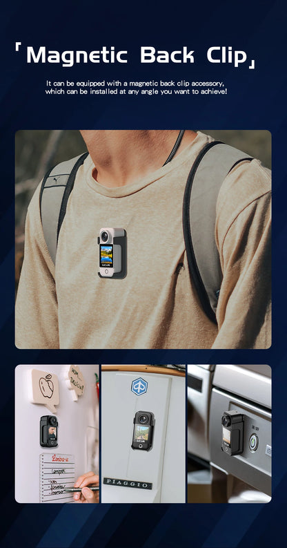 SJCAM C300 4K Action Camera – 30FPS Pocket Sports Cam with 6-Axis GYRO Stabilization, Long Battery, 5G WiFi, and Remote Control