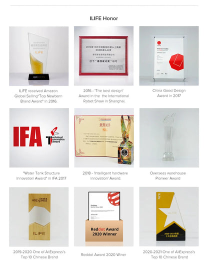 ILIFE W90 Cordless Wet Dry Smart Mop – 5500Pa Suction, Self-Cleaning in 1 Minute, Large Dual Water Tank