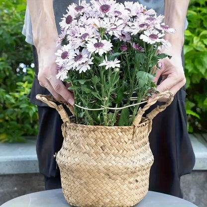 Large Hanging Plant Stand with Iron Hooks – Indoor & Outdoor Flowerpot Holder for Decorative Plants