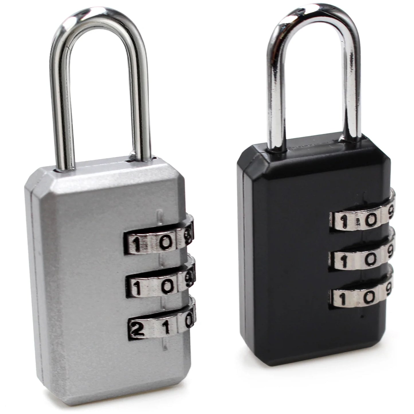 Small 3-Digit Combination Lock – Luggage, Backpack, Toolbox & Locker Padlock for Travel and Security