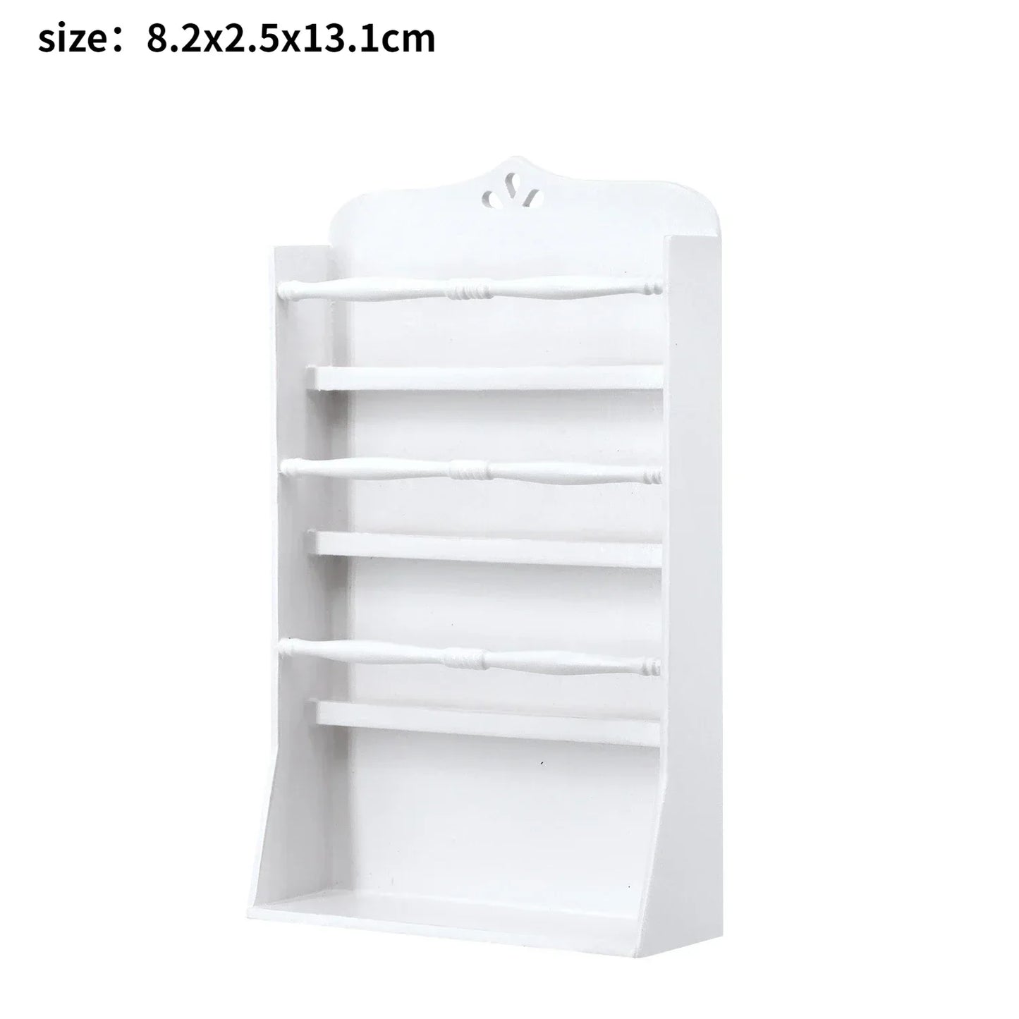 1/6 Scale BJD Dollhouse Wooden Shelf & Sink Cabinet — Miniature Kitchen Furniture Accessory for Dollhouse Bar Counter