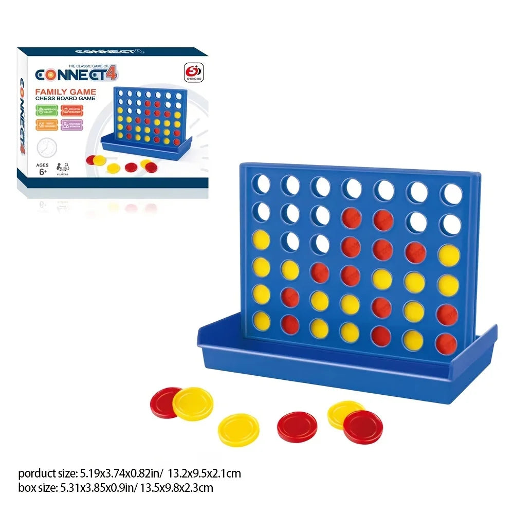 Classic Connect 4 Game – 2 Player Grid Game, Get 4 in a Row for Kids Ages 6+ | Backyard Fun & Family Game