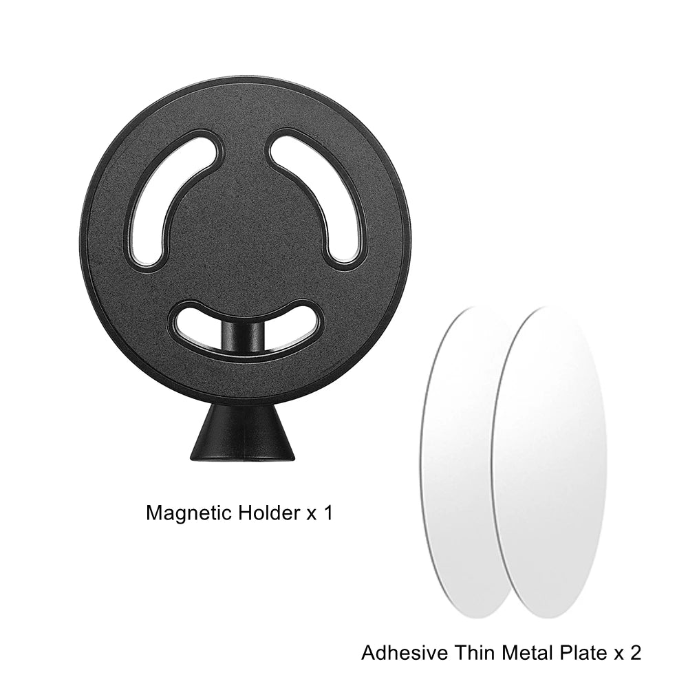 Magnetic Phone Tripod Mount Adapter with 1/4"-20 Hole - For MagSafe iPhone 15/14/13/12, Plus, Pro Max, Magsafe Case, Selfie Stick