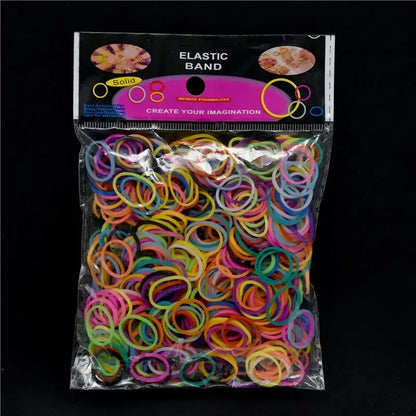 Loom Rubber Bands Refill Kit – DIY Bracelet Making Craft Set for Kids, Creative Weaving Toy Gift