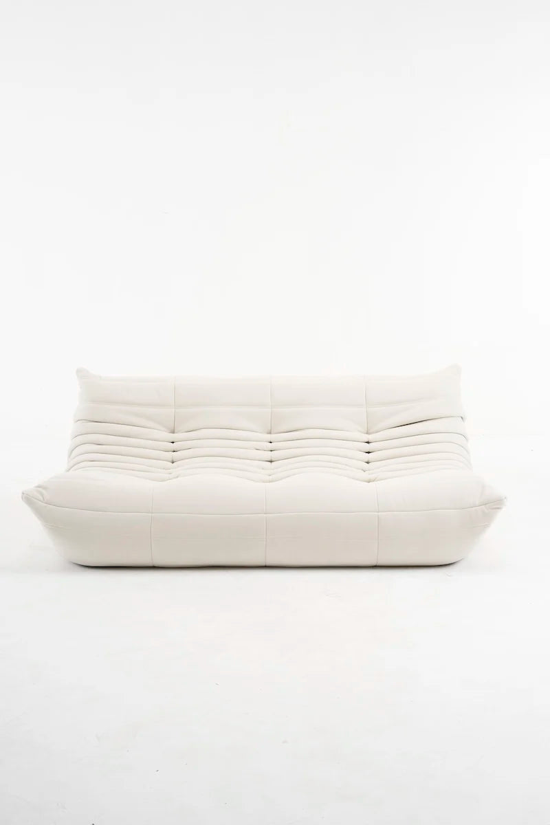 Caterpillar Togo Single Sofa – Tatami-Style Leisure Chair for Living Room or Bedroom, Reading & Relaxing Seat