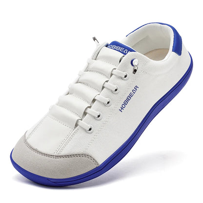 HOBIBEAR Unisex Barefoot Shoes – Zero Drop Wide Toe Casual Canvas Minimalist Walking Sneakers