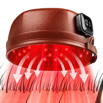 Laser Hair Growth Cap – 660nm & 850nm Red Light Therapy with 3000mAh Battery for Hair Regrowth, Anti-Hair Loss & Scalp Care
