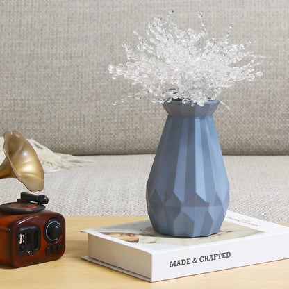 Artificial White Crystal Acrylic Water Droplet – Handmade Christmas & Wedding Bridal Bouquet, Wreath, Hairpin DIY Decor Accessory