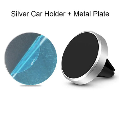 Magnetic Car Phone Holder – Air Vent Mount Stand for iPhone, Samsung, Xiaomi, Huawei Smartphones