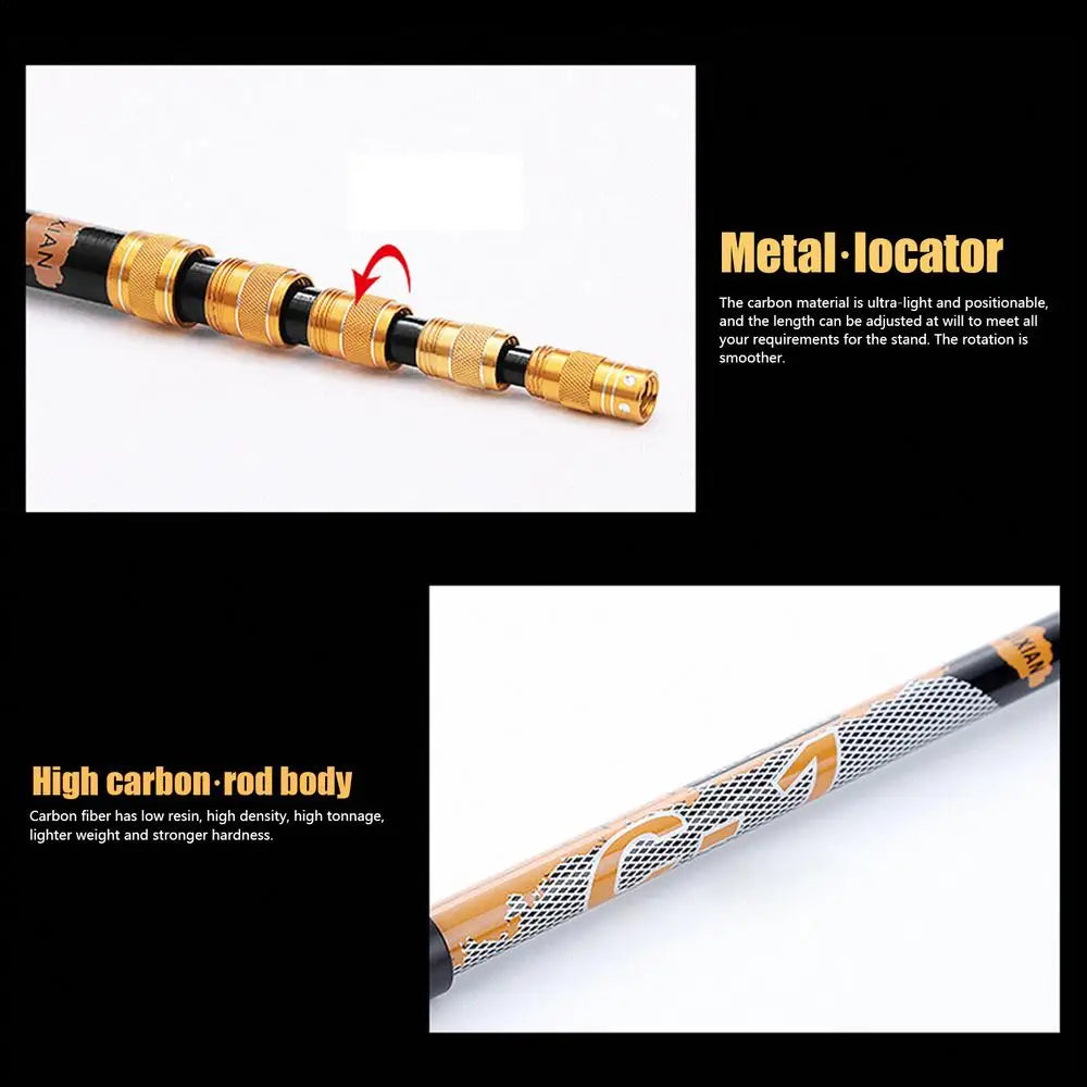 360° Adjustable Telescopic Fishing Rod Holder – Portable Fishing Pole Support Stand Bracket