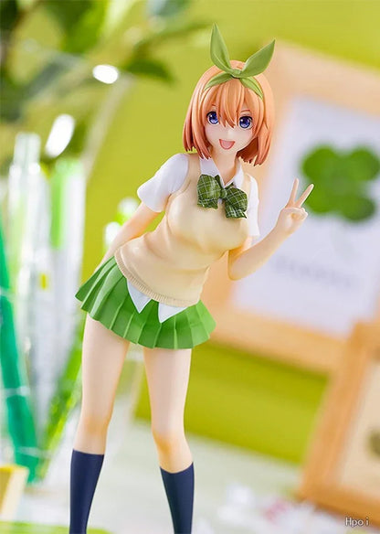 18cm Quintessential Quintuplets Anime Figure – Nakano Ichika Nino Itsuki PVC School Uniform Doll Toy
