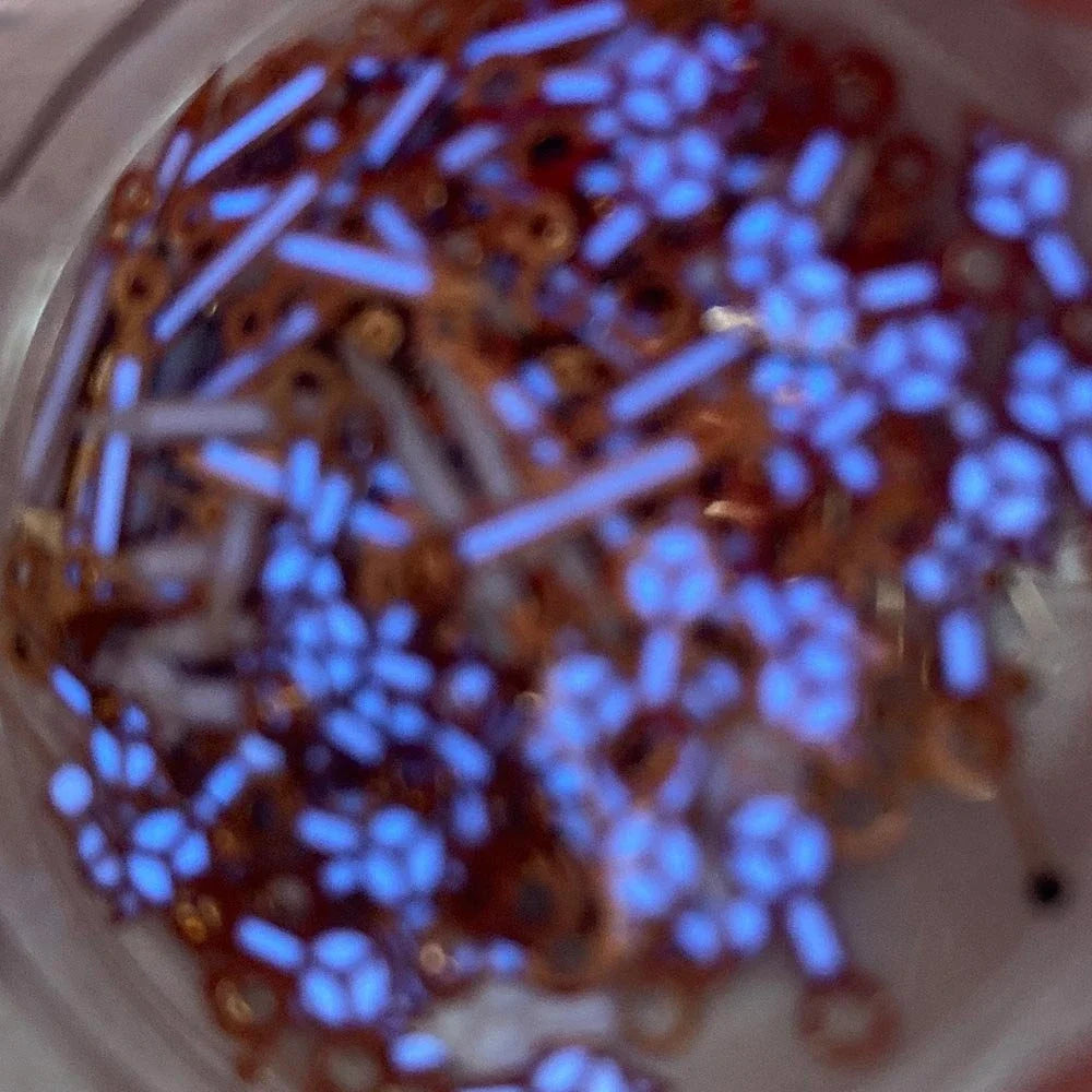 Blue Luminous Watch Hands for NH35/NH36 Movement – 3-Hand Custom 904L Stainless Steel Replacement for Japan Watches