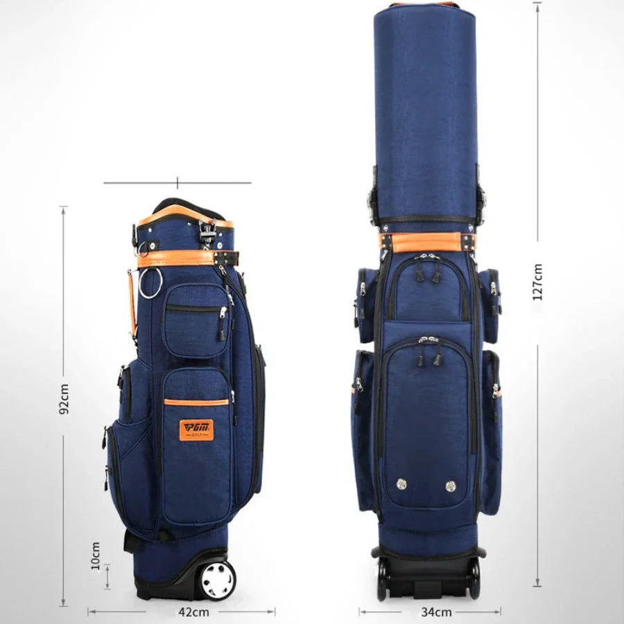 PGM Multi-Functional Golf Tug Ball Bag — Password Lock Checked Aviation Thermostatic Golf Bag QB038