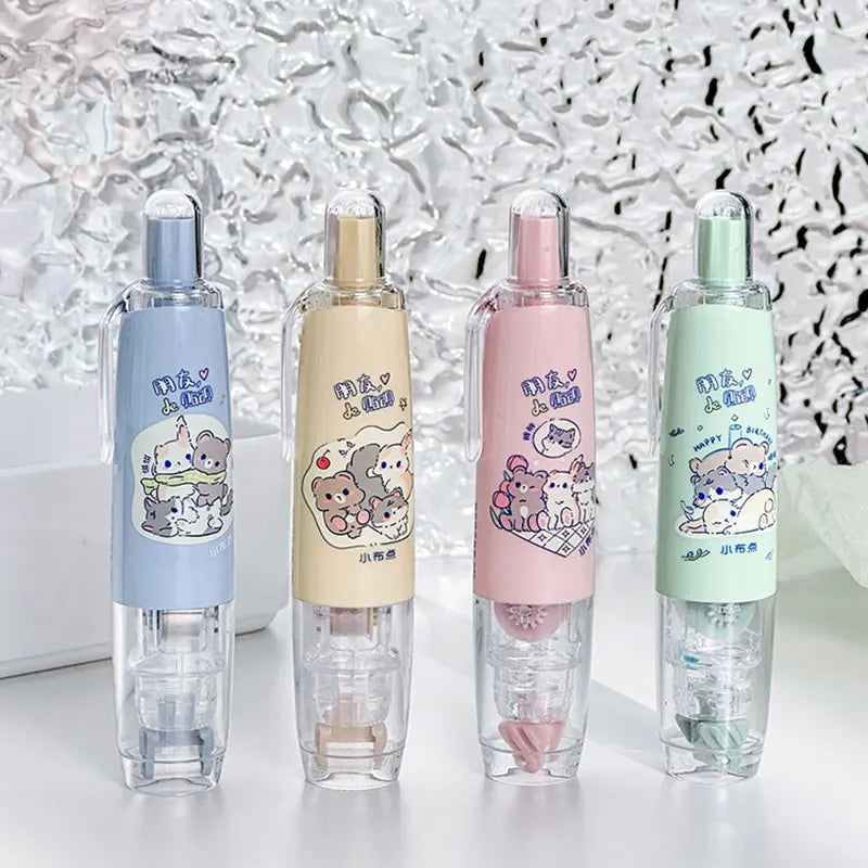 Cartoon Style Dot Glue: Press-On Office & Student Stationery - Multifunctional Scotch Tape for Study & Exam Supplies