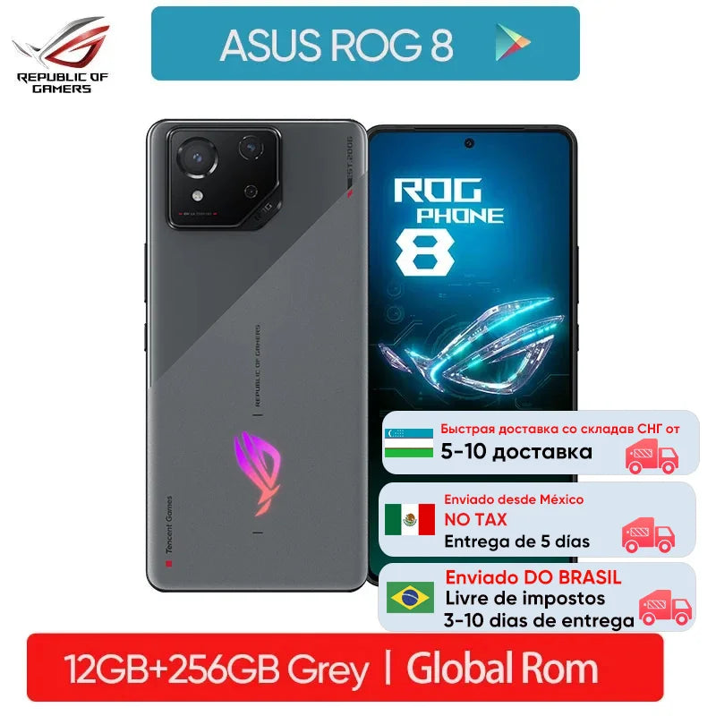 2024 ASUS ROG Phone 8 – Snapdragon 8 Gen 3, 5G Smartphone, 6.78'' 165Hz E-Sports Screen, 65W Charging, NFC, ROG 8 Pro