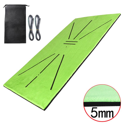 Golf Training Swing Mat – Practice Marking Pad for Ball Tracking, Direction & Batting Detection