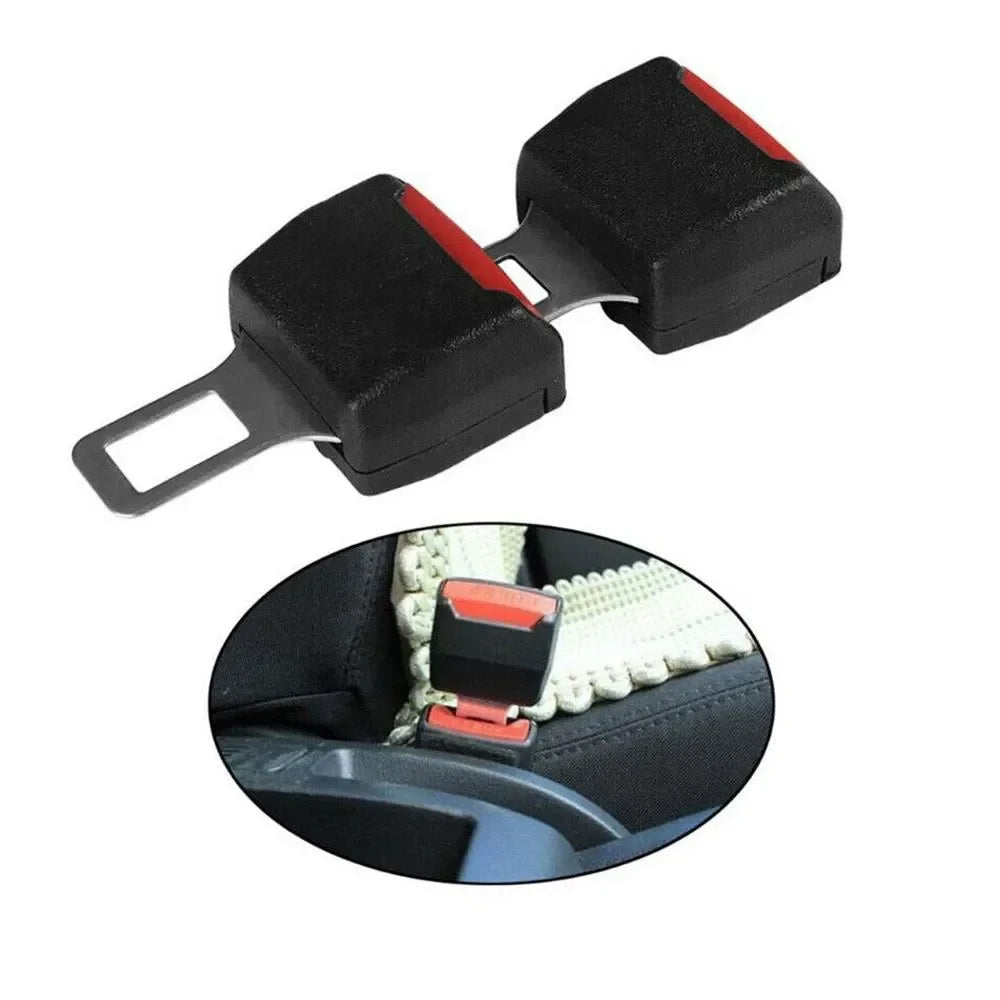 2PCS Car Safety Belt Buckle Extension Clip – Thick Socket Plug & Insert Extender Accessory Tool