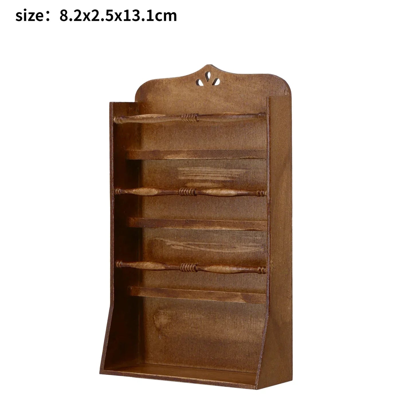 1/6 Scale BJD Dollhouse Wooden Shelf & Sink Cabinet — Miniature Kitchen Furniture Accessory for Dollhouse Bar Counter