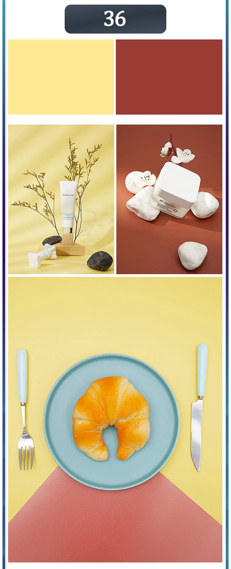 Photography Backdrops 57x87cm – Double-Sided Solid Color Photo Background for Studio, Newborn & Product Photography