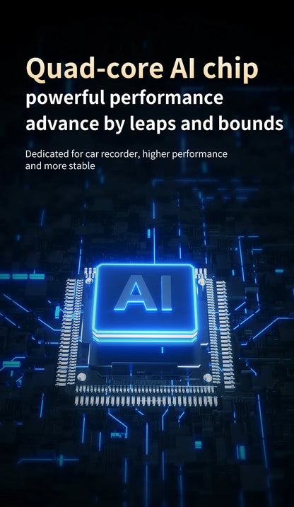 HP 4K HD Car Dash Cam – Night Vision, WiFi, Parking Monitoring, DVR Loop Video Recording