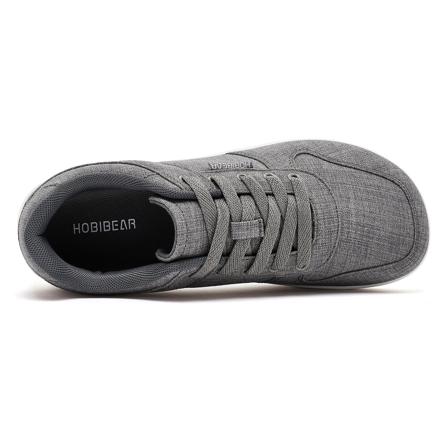 HOBIBEAR Unisex Barefoot Shoes – Lightweight Minimalist Walking Sneakers for Men & Women, Lace-Up Outdoor Running Shoes