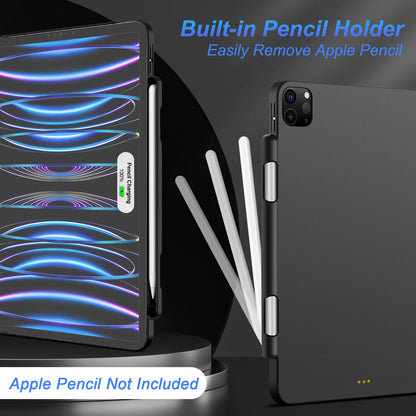 Magnetic Case for iPad Pro 11/13 & iPad Air 6/4/5 (2024) – Compatible with M4 Magic Keyboard & Pencil Holder