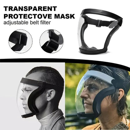 Anti-Fog Protective Face Shield - Comfortable Welding Mask with Transparent Helmet, Dust-Proof and Anti-Splash Eye Protection