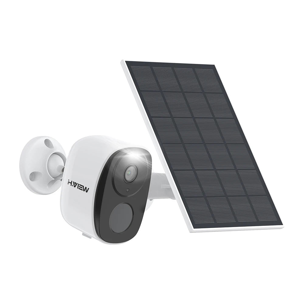 H.VIEW PIR Battery-Powered Wireless Outdoor Camera – 2K 3MP WiFi Security with Spotlight, Siren, 2-Way Audio & Waterproof