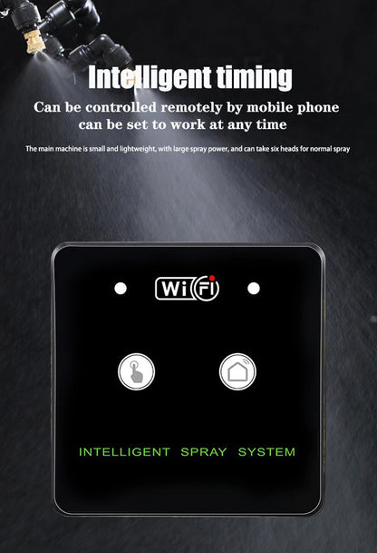 WiFi Rainforest Sprayer — Automatic Timed Mist System Kit for Reptiles & Irrigation