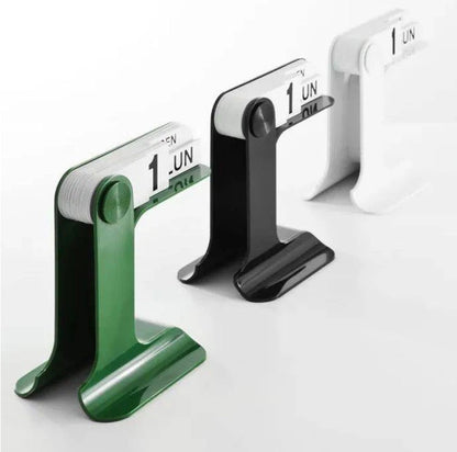 INS Design Desktop Flipping Calendar 2025-2024 – Creative Modern Office & Living Room Decor