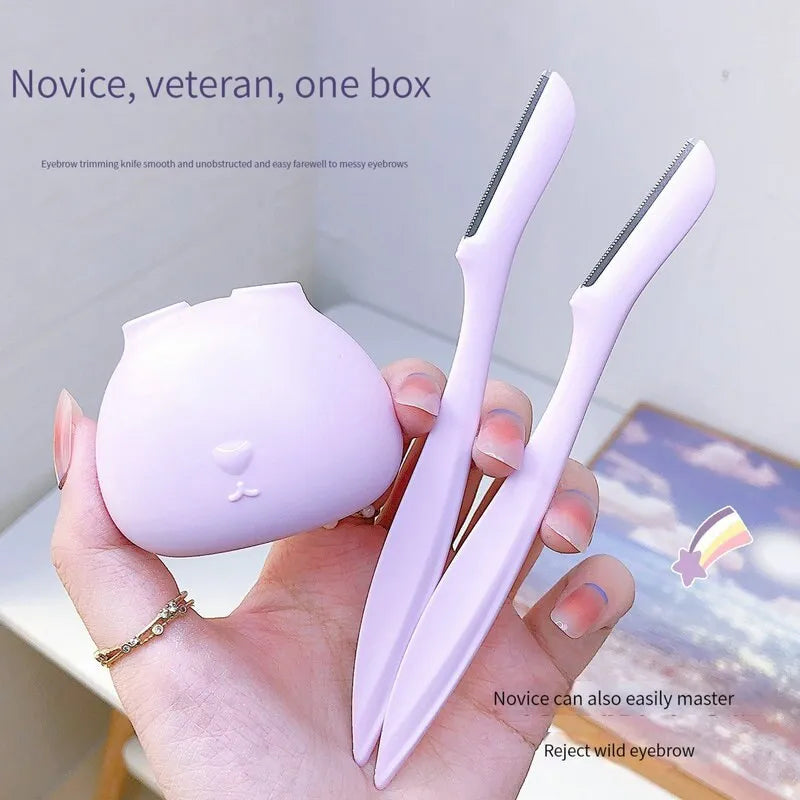 Little Rabbit Eyebrow Razor Shaping Knives: Eye Brow Shaver for Safe F ...