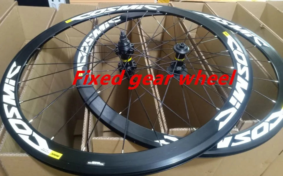 700C High-Quality Bike Wheelset – 40/50mm V-Brake & Disc, Aluminum Road & Fixed Gear Bicycle Wheels