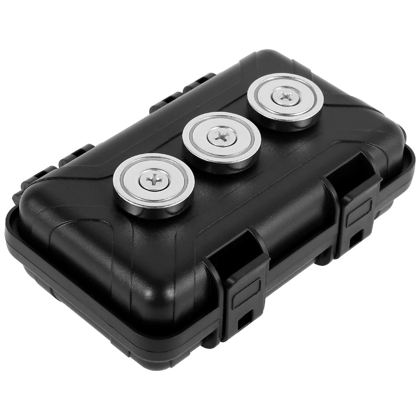 1-2Pcs Upgraded Magnetic Key Holder – Waterproof & Rustproof Under Car Key Box (Multifunctional Spare Key Hider)