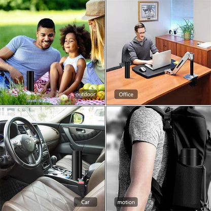 500ml Stainless Steel Thermos Bottle with Digital Temperature Display - Intelligent Temperature Measurement Cup with LED